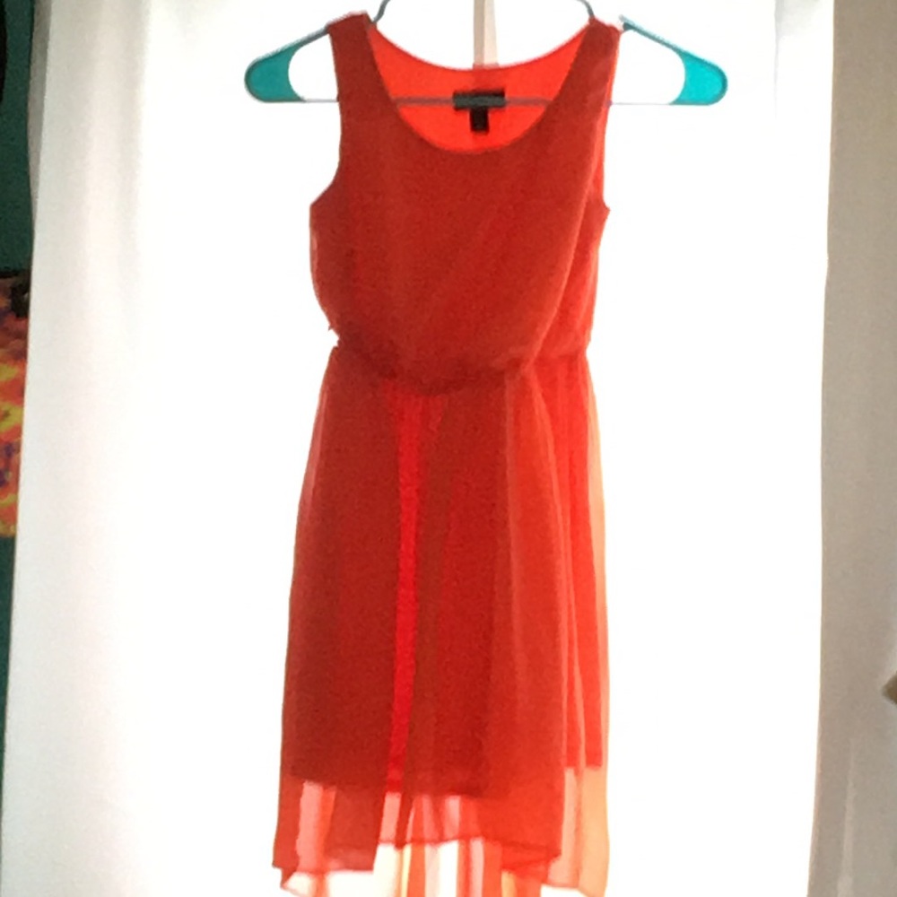 Orange dress size kids 10